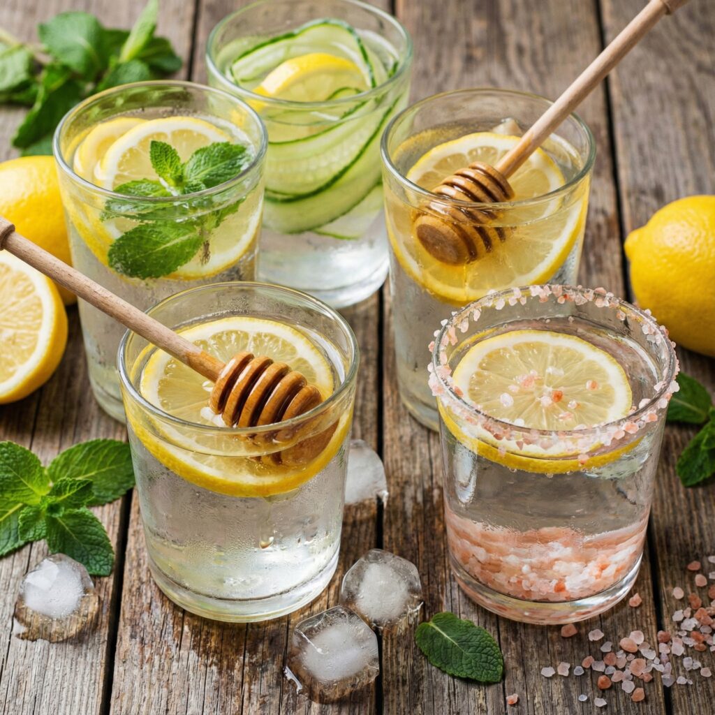 lemon water recipe variations