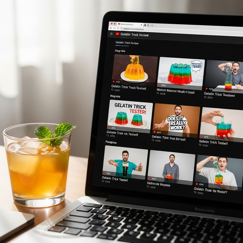 gelatin trick reviews youtube video analysis