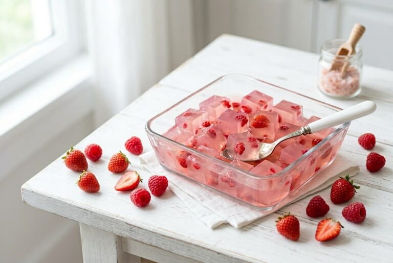 pink gelatin recipe for weight loss low calorie dessert